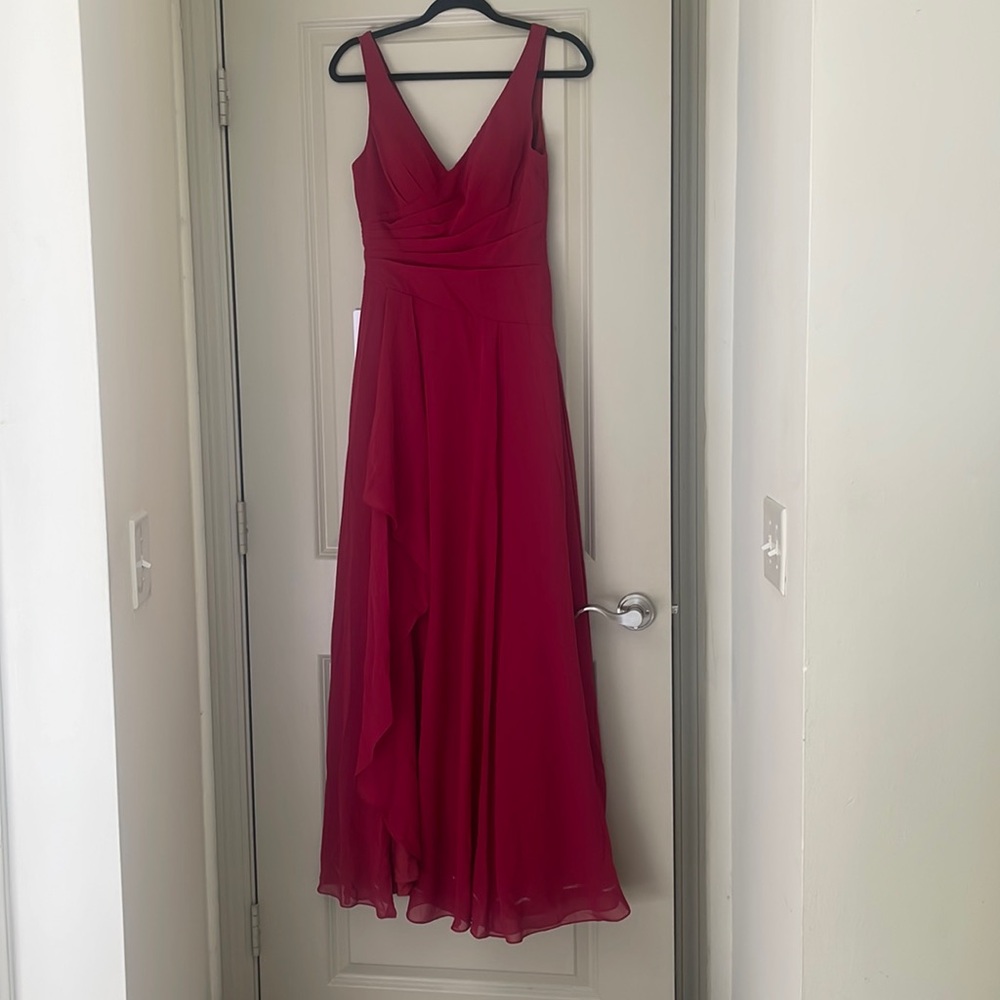 Azazie Burgundy Bridesmaid Dress